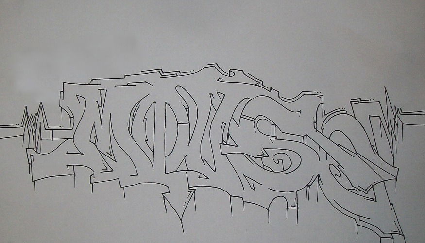 Graffiti Sketch - Photo by c1ok - mouse (2016)