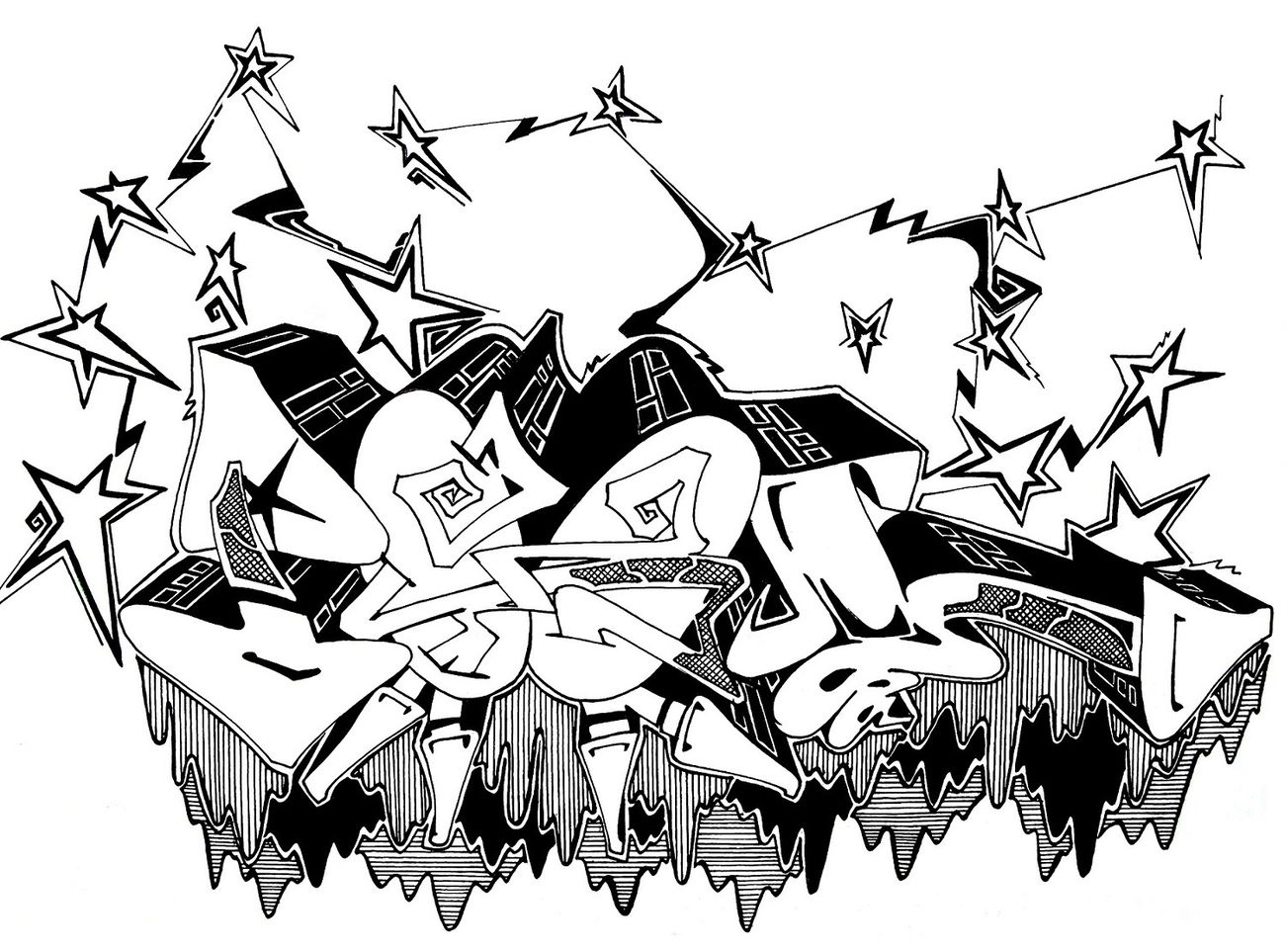 Graffiti Sketch - Photo by c1ok - pool (2012)