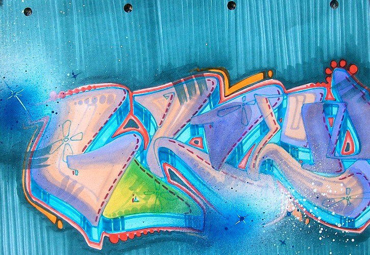 Graffiti Sketch - Photo by c1ok - golden, wayne (2016)