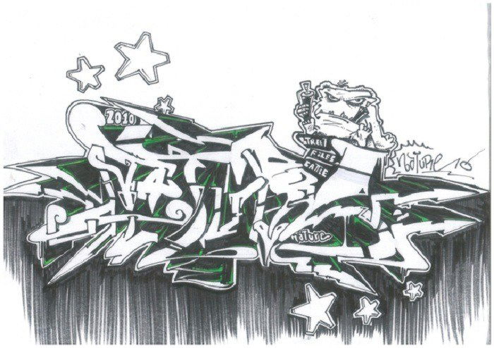 Graffiti Sketch - Photo by c1ok - Nature (2010)