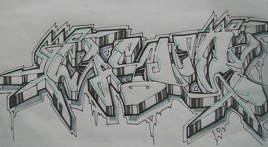 Graffiti Sketch - Photo by c1ok - wayne (2015)