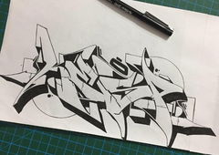 Graffiti Sketch in Turkey - Photo by cAuSetuRk - causeturk, stilbaz, balcans (2018)