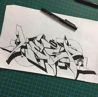 Graffiti Sketch in Turkey - Photo by cAuSetuRk - causeturk, stilbaz, balcans (2018)