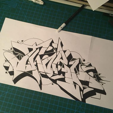 Graffiti Sketch in Turkey - Photo by cAuSetuRk - causeturk, stilbaz, balcans (2018)