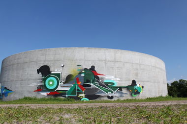 Graffiti Wall - Photo by caberone - caber, one (2013)