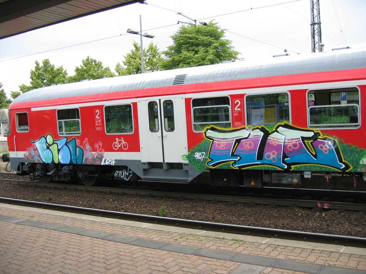 Graffiti Train - Photo by caput79 - lizh, tuc, hannover