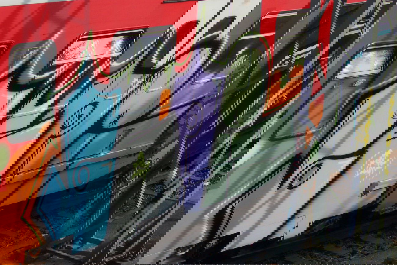 Graffiti Train - Photo by caput79 - gear, nok, jesm