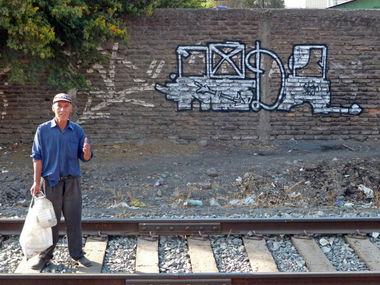 Graffiti Wall in Santiago - Photo by caramba - aida, santiago, chile