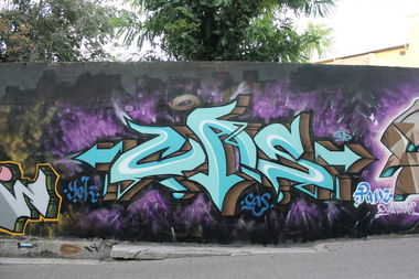 Graffiti Wall in Istanbul - Photo by cascans - Cas, Cans, with