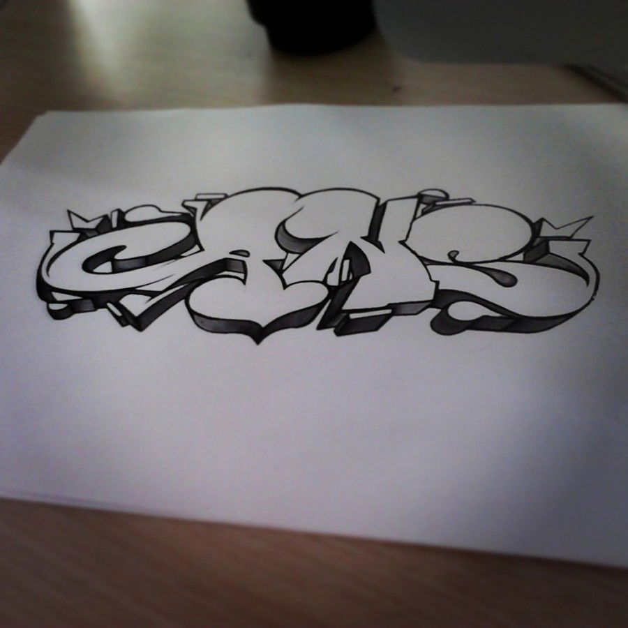 Graffiti Sketch in Gölba?? - Photo by cascans - Cas, Cans, Ankara