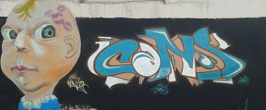 Graffiti Wall in Ankara - Photo by cascans - Cas, Cans, Wento