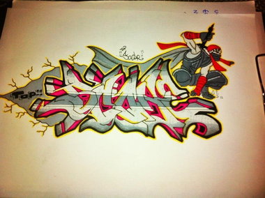 Graffiti Sketch - Photo by cashone47