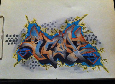 Graffiti Sketch - Photo by cashone47