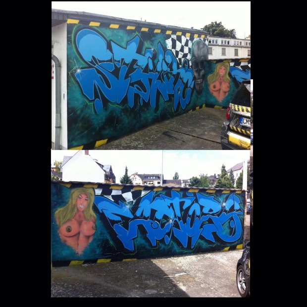 Graffiti Wall - Photo by cashone47