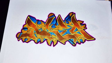 Graffiti Sketch - Photo by cashone47 - Ares