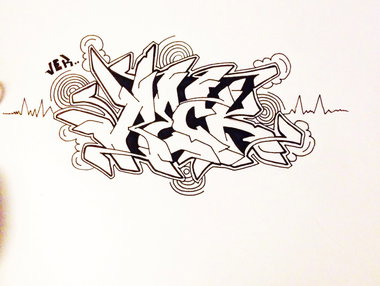 Graffiti Sketch - Photo by cashone47 - Reck (2014)