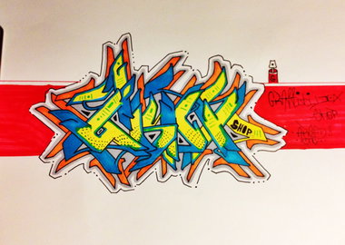Graffiti Sketch - Photo by cashone47 - Gbox