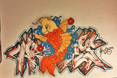 Graffiti Sketch - Photo by cashone47