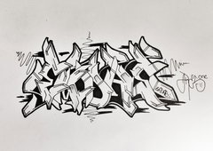 Graffiti Sketch - Photo by cashone47 - Emdas, battle, !