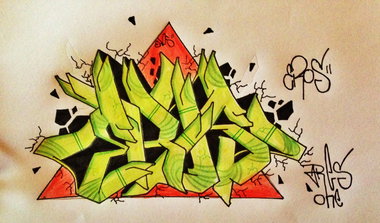 Graffiti Sketch - Photo by cashone47 - Simple, eros, sketch