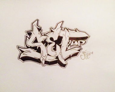 Graffiti Sketch - Photo by cashone47 - Setup (2014)