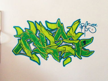 Graffiti Sketch - Photo by cashone47 - Ares