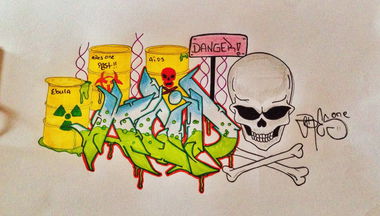 Graffiti Sketch - Photo by cashone47 - Acid, battle