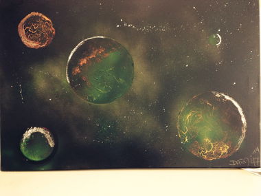 Graffiti Artwork - Photo by cashone47 - Ares, planet (2014)