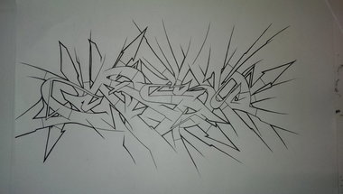 Graffiti Sketch - Photo by caskfuckinone - Cask, casker, caskfuckinone