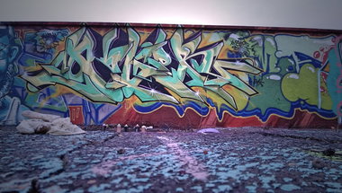 Graffiti Wall - Photo by caskfuckinone