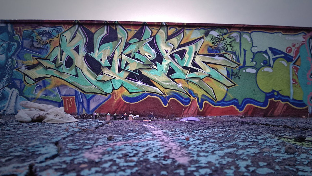 Graffiti Wall - Photo by caskfuckinone