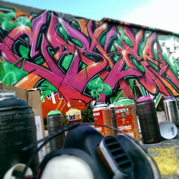 Graffiti Wall - Photo by caskfuckinone - casker, mrk, cask (2014)