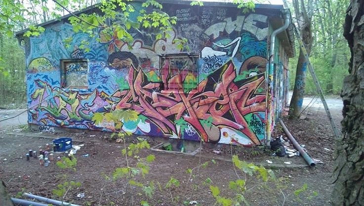 Graffiti Wall - Photo by caskfuckinone - casker, cask, mrk (2014)