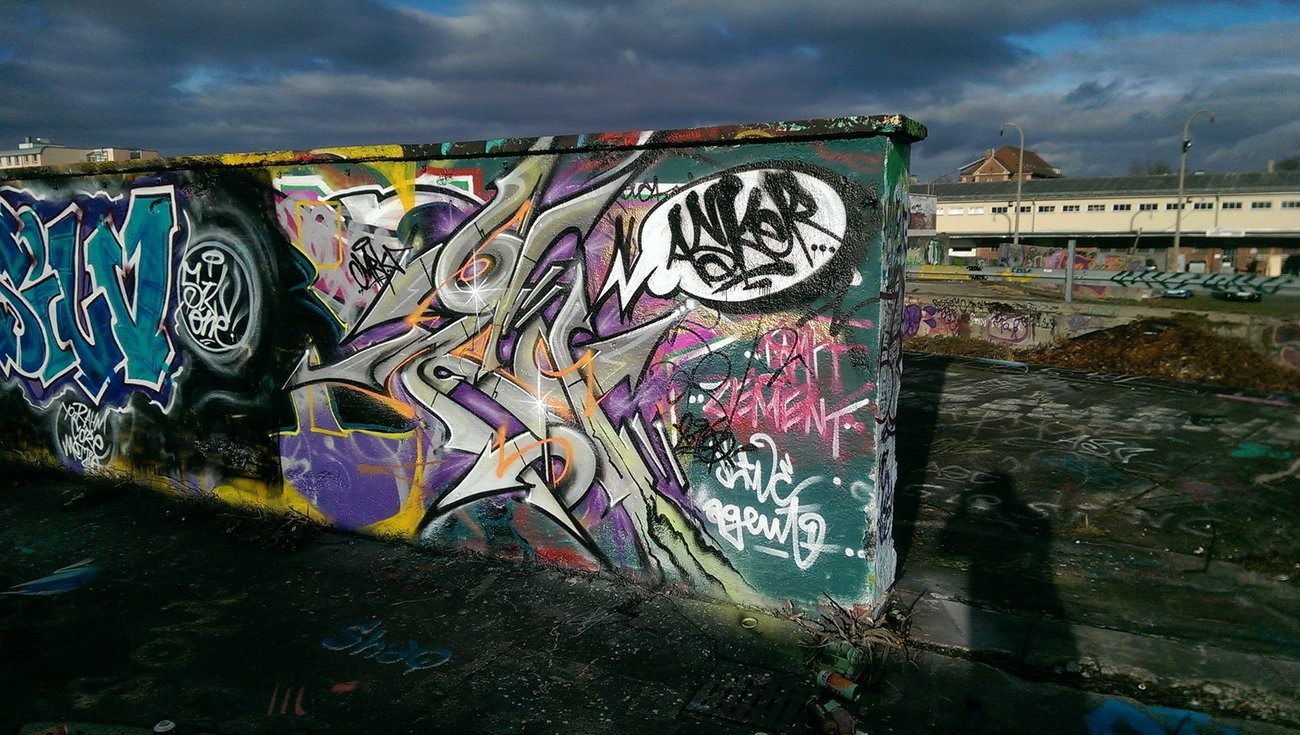 Graffiti Wall - Photo by caskfuckinone - munich, 089, bavaria (2016)