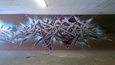 Graffiti Wall - Photo by caskfuckinone - jam, auxburg, hall (2015)
