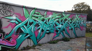 Graffiti Wall - Photo by caskfuckinone - casker, mrk, cask (2014)