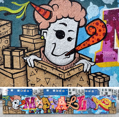 Graffiti Wall - Photo by casom - casom, fanta, agent1 (2018)