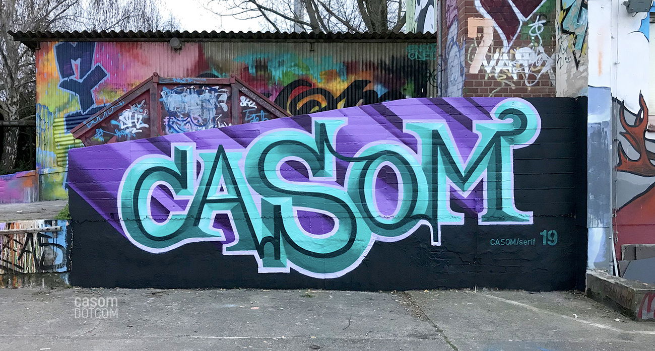 Graffiti Wall - Photo by casom - casom, sevenhells (2019)