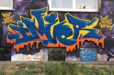 Graffiti Wall in Radebeul - Photo by casom - infiver, casom, sevenhells (2018)