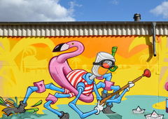 Graffiti Wall in Köthen - Photo by casom - casom, 7hells, sevenhells (2018)