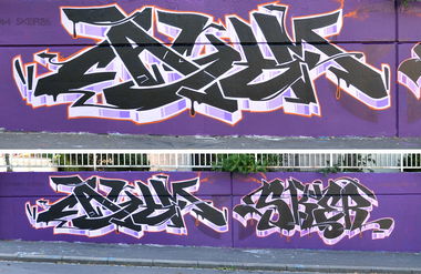 Graffiti Wall in WÜRZBURG - Photo by casom - casom, sker86, 7hells (2015)