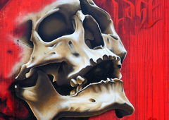 Graffiti Wall in Radebeul - Photo by casom - casom, 7hells, sevenhells (2018)