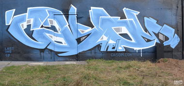 Graffiti Wall in Radebeul - Photo by casom - casom, sevenhells (2017)