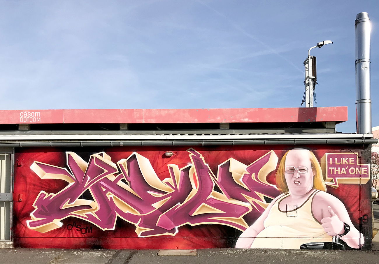 Graffiti Wall - Photo by casom - casom, sevenhells (2019)