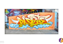 Graffiti Wall in Radebeul - Photo by casom - casom, 7hells, sevenhells (2018)