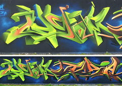 Graffiti Wall - Photo by casom - casom, utopia, sevenhells (2019)