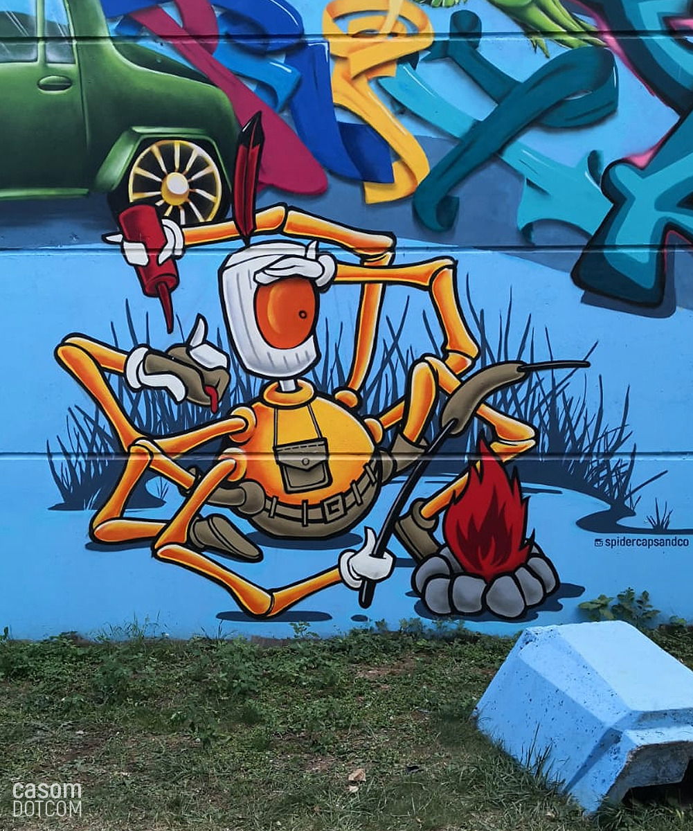 Graffiti Wall - Photo by casom - finally, ..., here (2019)