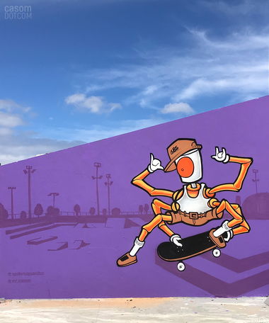 Graffiti Wall - Photo by casom - casom, sevenhells, spidercapsandco (2019)