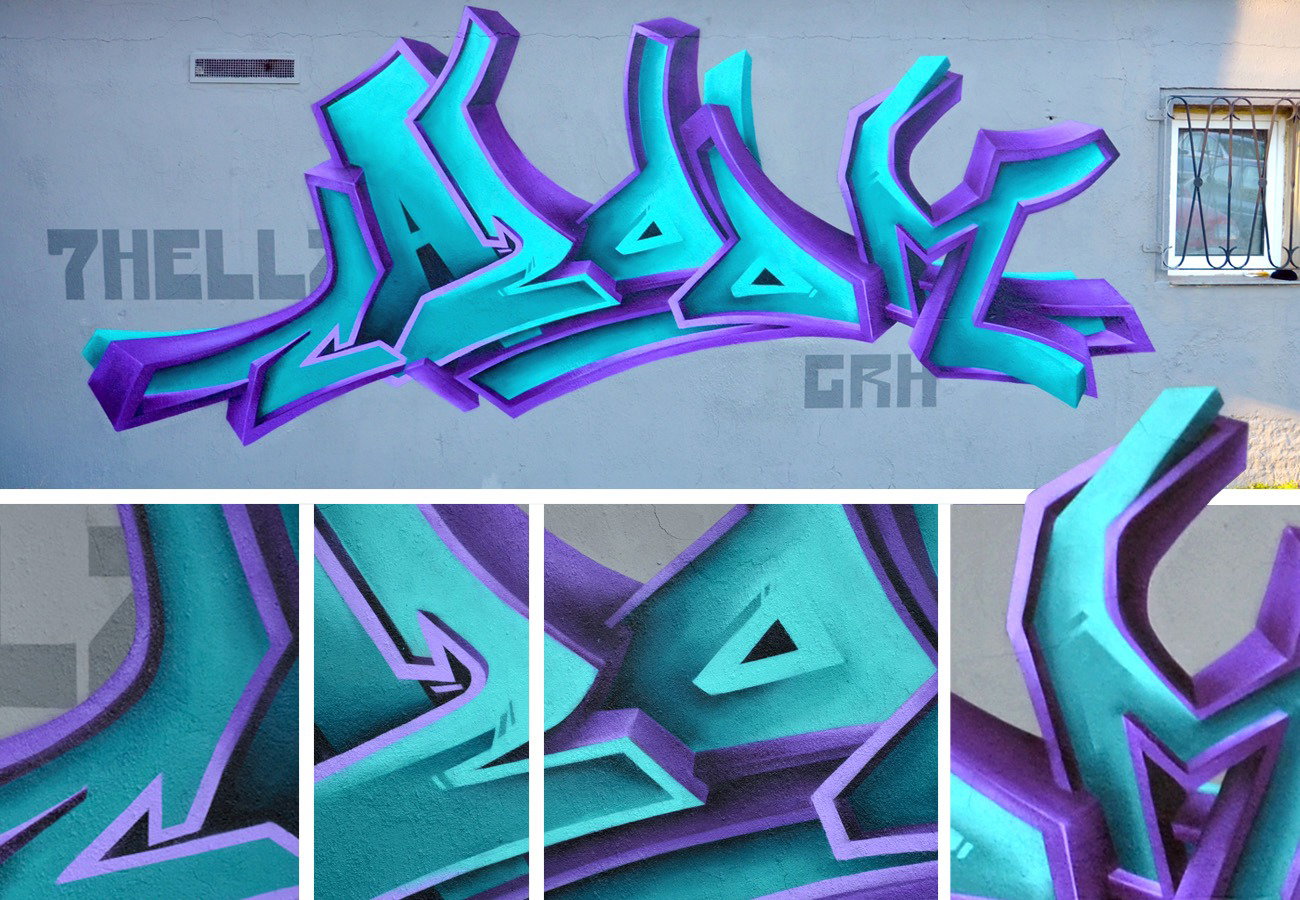 Graffiti Wall in Grossenhain - Photo by casom - casom, seven.hells, 7hells (2013)
