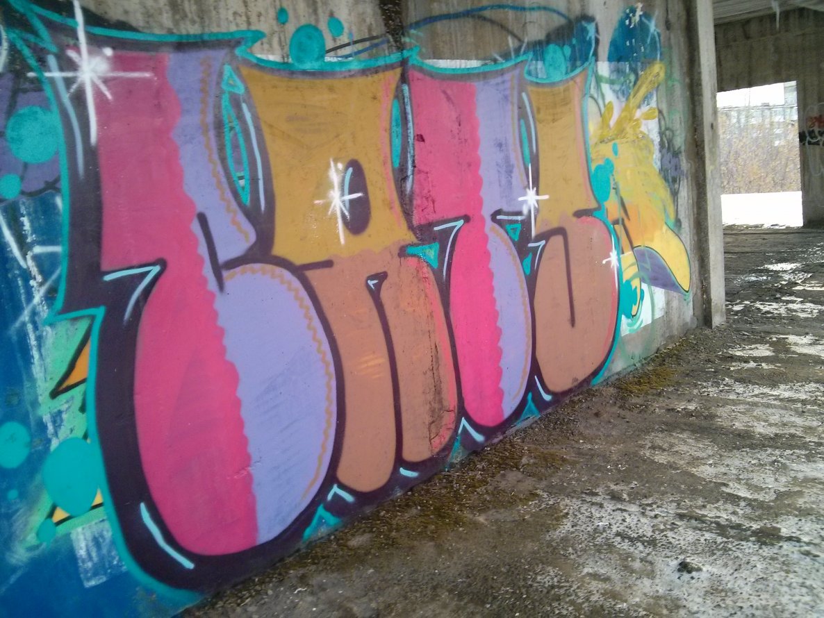 Graffiti Bombing - Photo by cats - cats (2014)